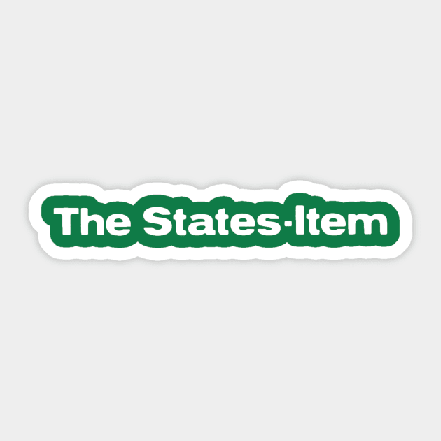 The States-Item Sticker by dizwiz